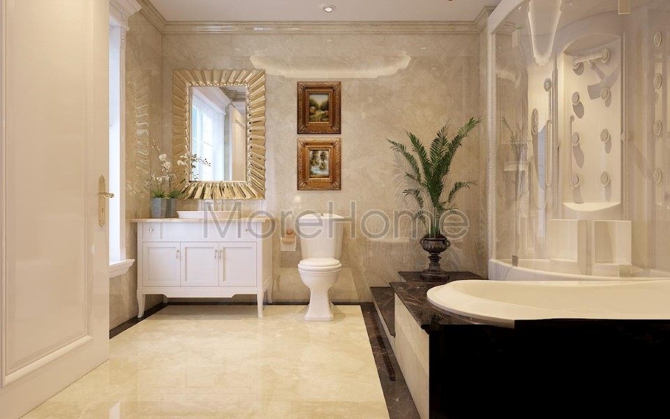 Thiết kế nội thất phòng tắm, nhà vệ sinh biệt thự EuroLand